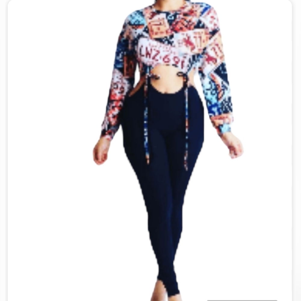 Women's Tag Plated Jumpsuit